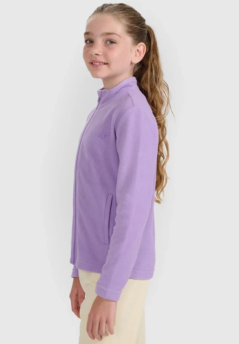 Polar ze stójką slim dziewczęcy - флисовая куртка 4F, Violet — фото 4