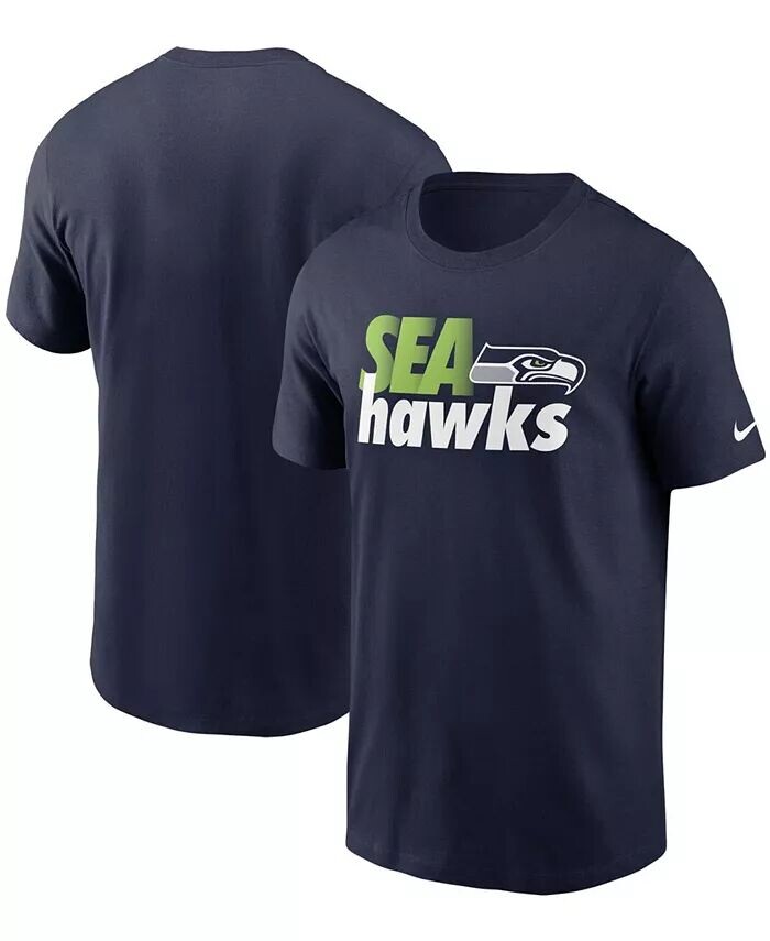 Мужская футболка команды Seattle Seahawks Hometown Collection Team Nike — фото 4