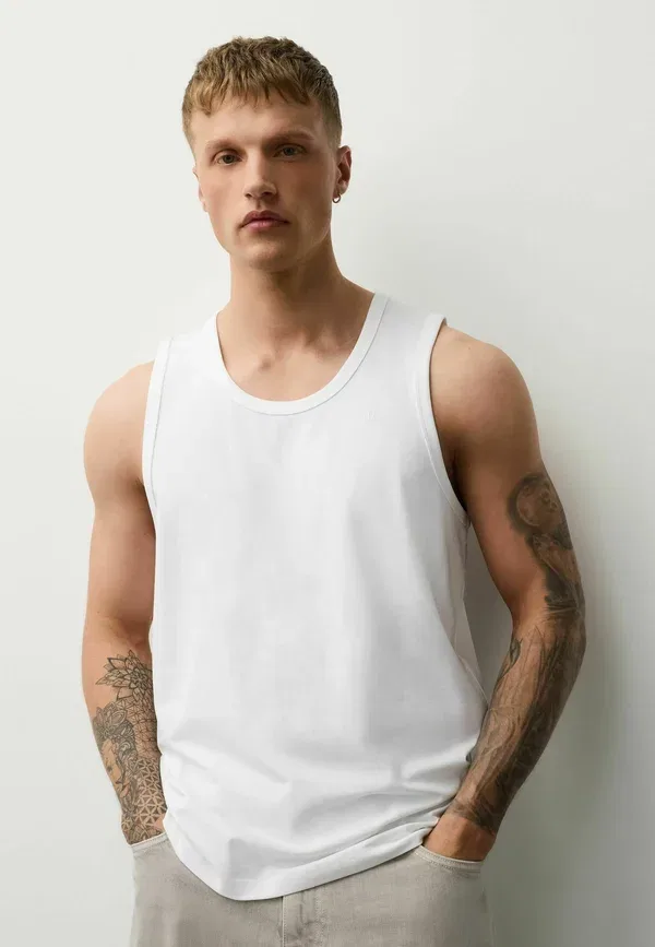 Комплект из 4 топов Regular fit, хлопок, Next ecru, white, pink, yellow, green, белый/зеленый/желтый/розовый