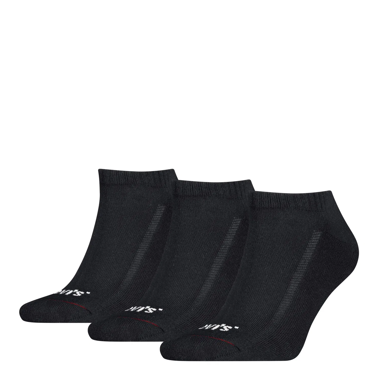 Женские носки низкие с логотипом Levi's, Black