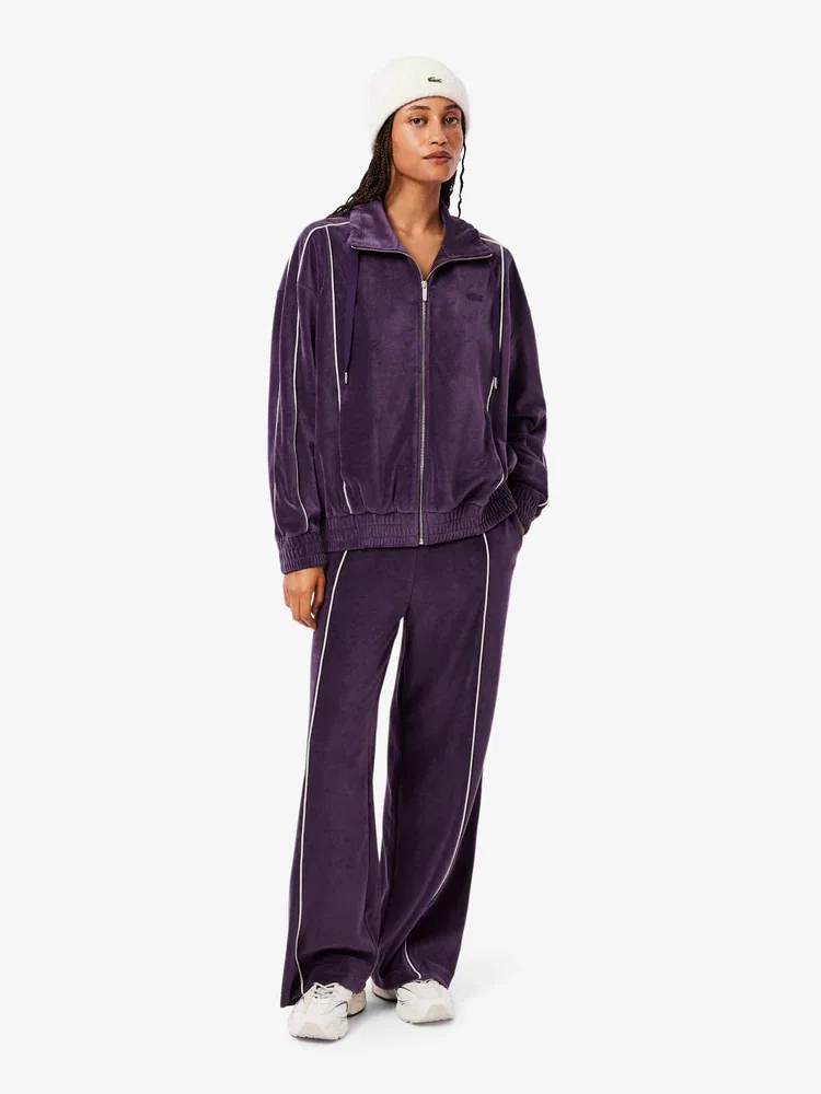 Брюки LACOSTE прямого кроя из вельвета, Purple — фото 2
