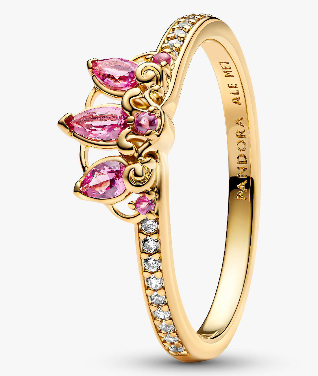 

Кольцо Pandora Disney Princess Rapunzel Tiara, золото