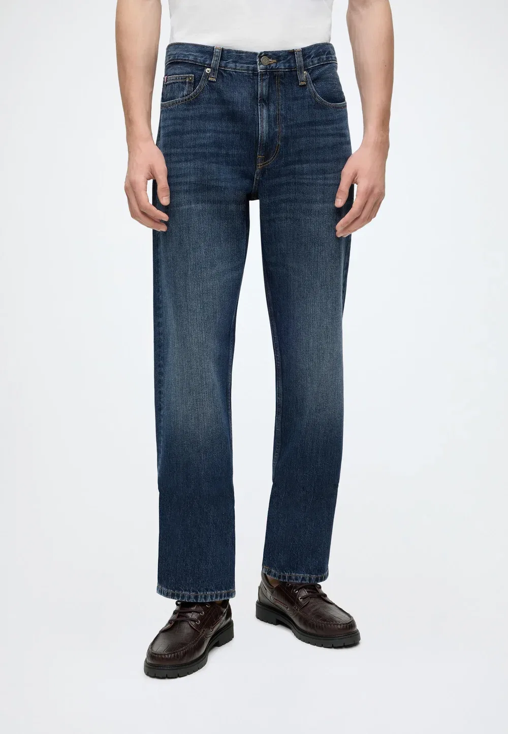 Джинсы прямого кроя Dover Tommy Hilfiger, Wood Indigo