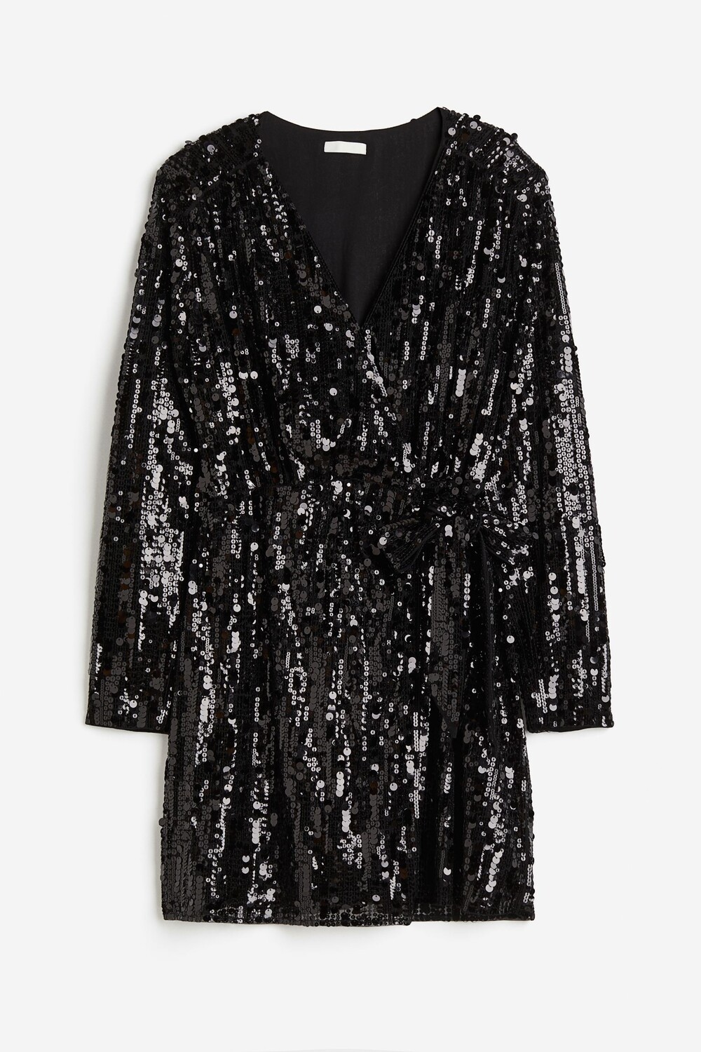 

Платье H&M Sequined Wrap, черный