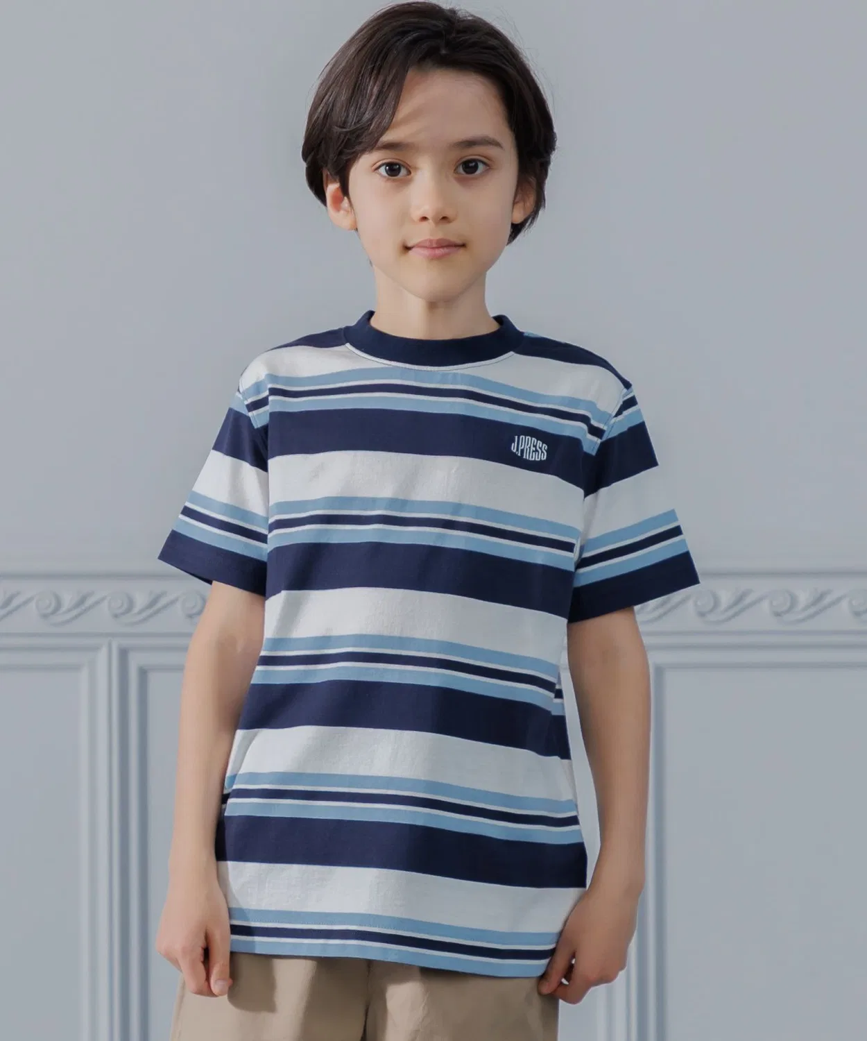 Детская футболка с длинным рукавомJ.PRESS, Navy