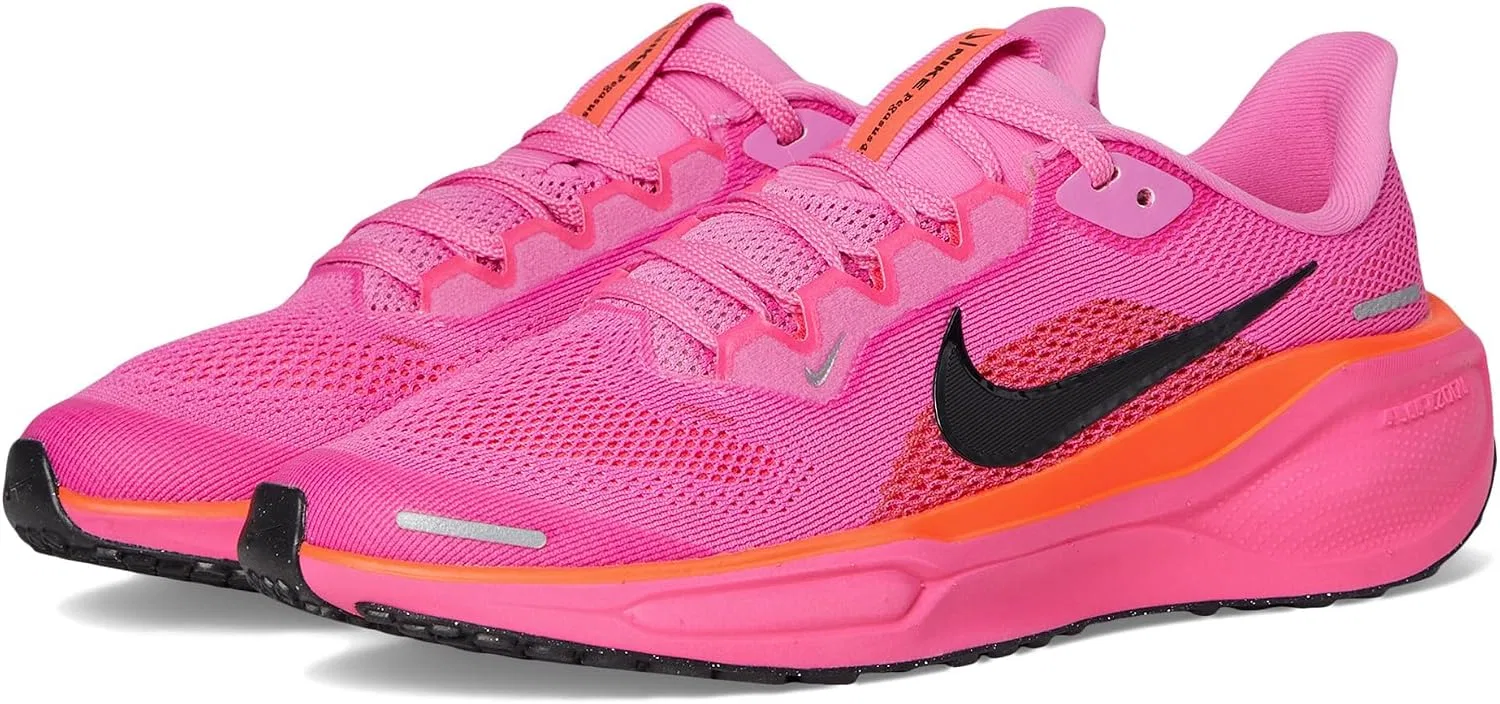 Детские кроссовки для бега Pegasus 41 Nike, Playful Pink/Off Black/Hyper Pink — фото 2