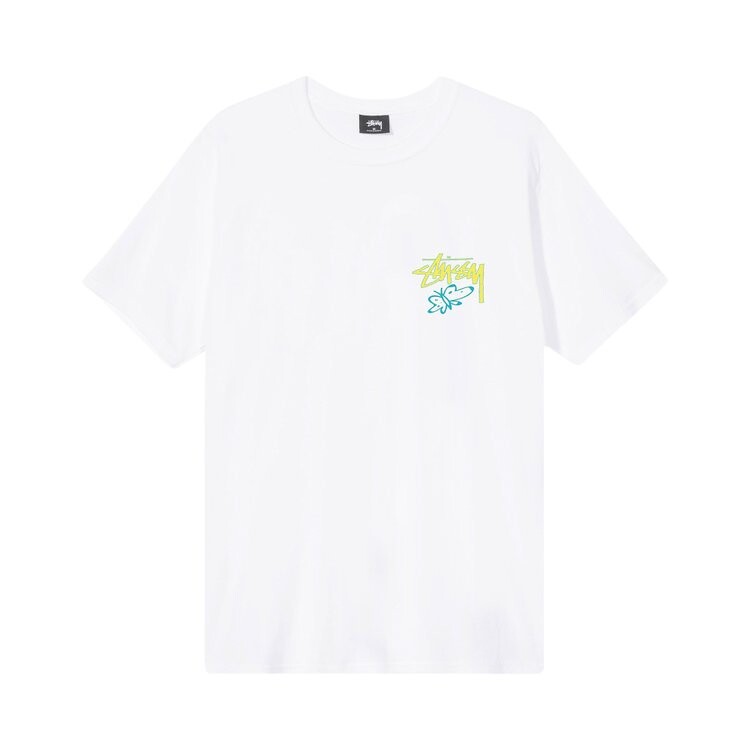 

Футболка Stussy Super Bloom Tee 'White', белый