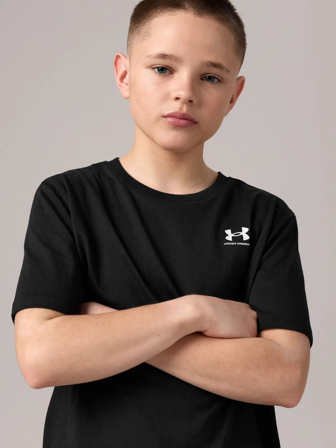 Футболка Sportstyle с коротким рукавом Under Armour, черный — фото 4
