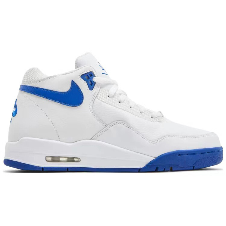 Кроссовки Nike Flight Legacy Vintage Basketball Shoes Men Mid-top White/blue, белый — фото 2