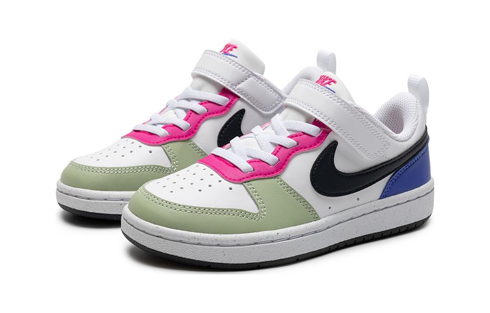 Nike Кроссовки Court Borough Low Recraft PS 'Honeydew Pink Ultramarine' — фото 3