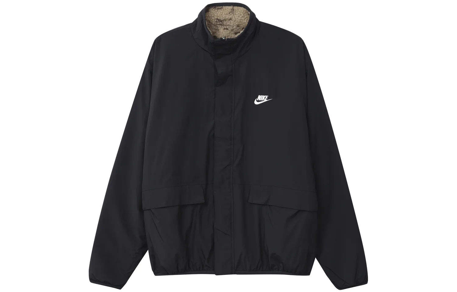 Куртка зимняя реверсивная Sportswear Club Fleece Plus Nike, черный