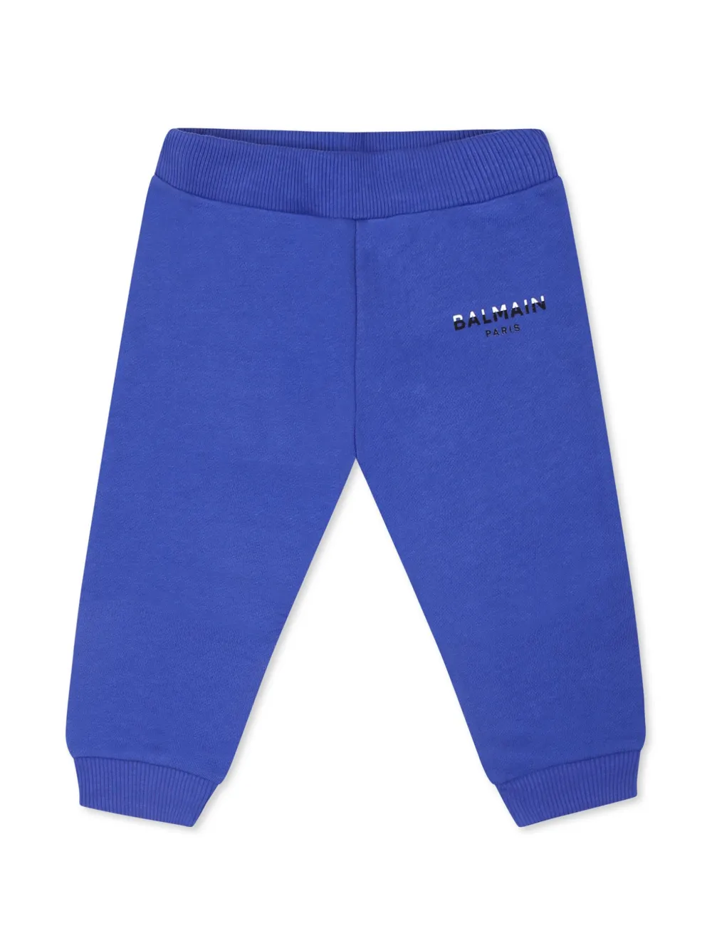 

Спортивные брюки с логотипом Balmain Kids, синий