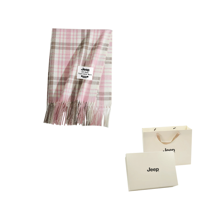 

Шарф из искусственного кашемира Unisex Jeep, светло-розовый