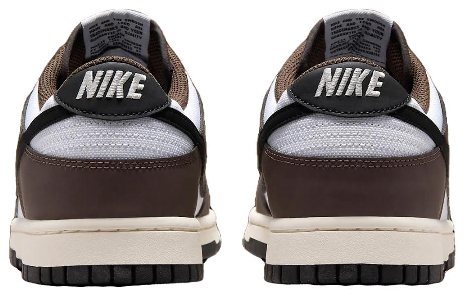 Nike Данк Лоу Некст Нечер Какао Вау — коричневый черный белый, цвет Brown Black White — фото 4
