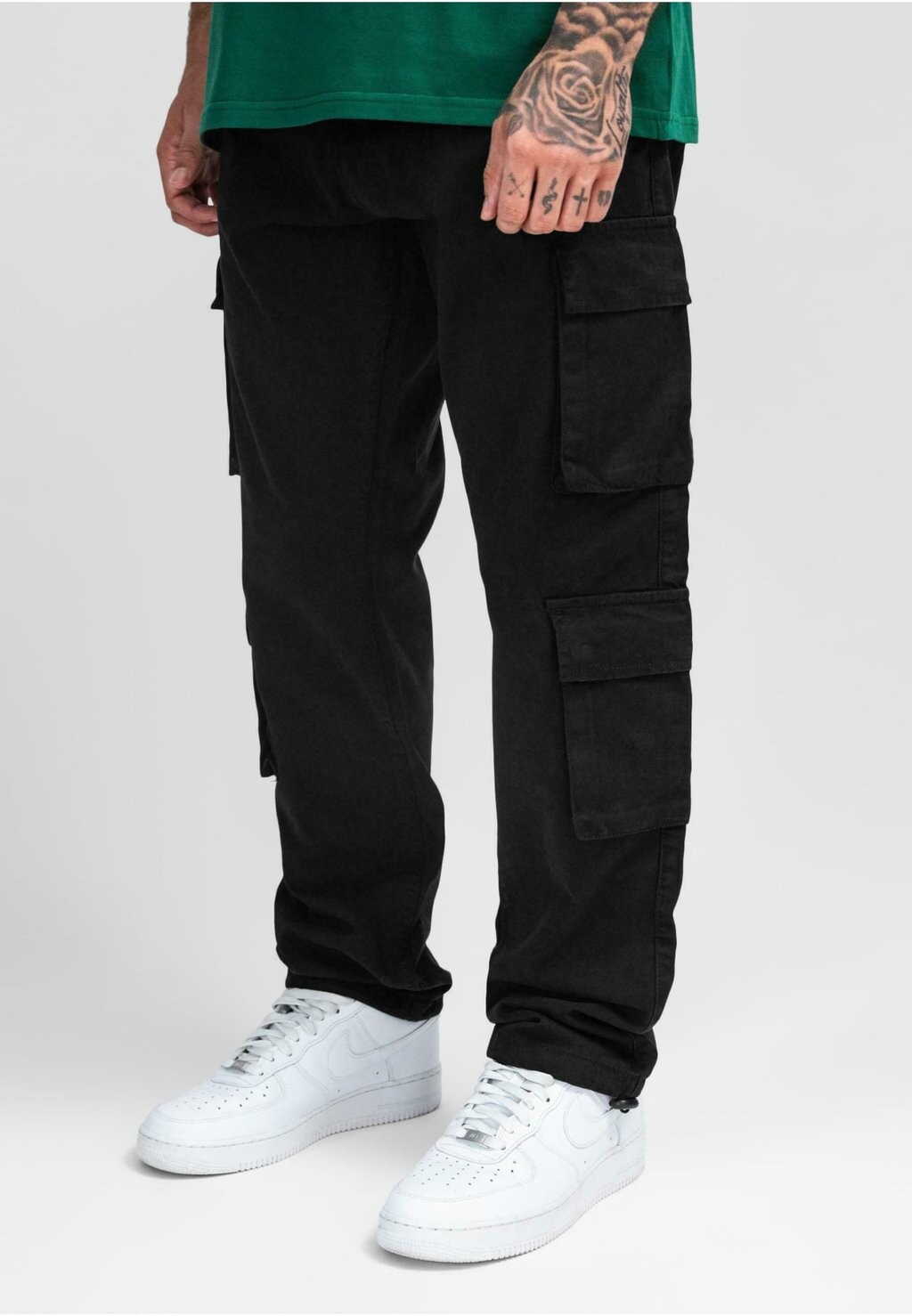 

Брюки карго DOUBLE POCKET Dropsize, цвет black