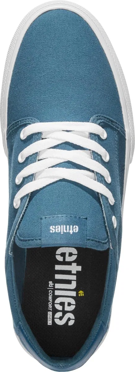 Мужские скейтбордические кроссовки Etnies Barge Slim, Blue White — фото 3