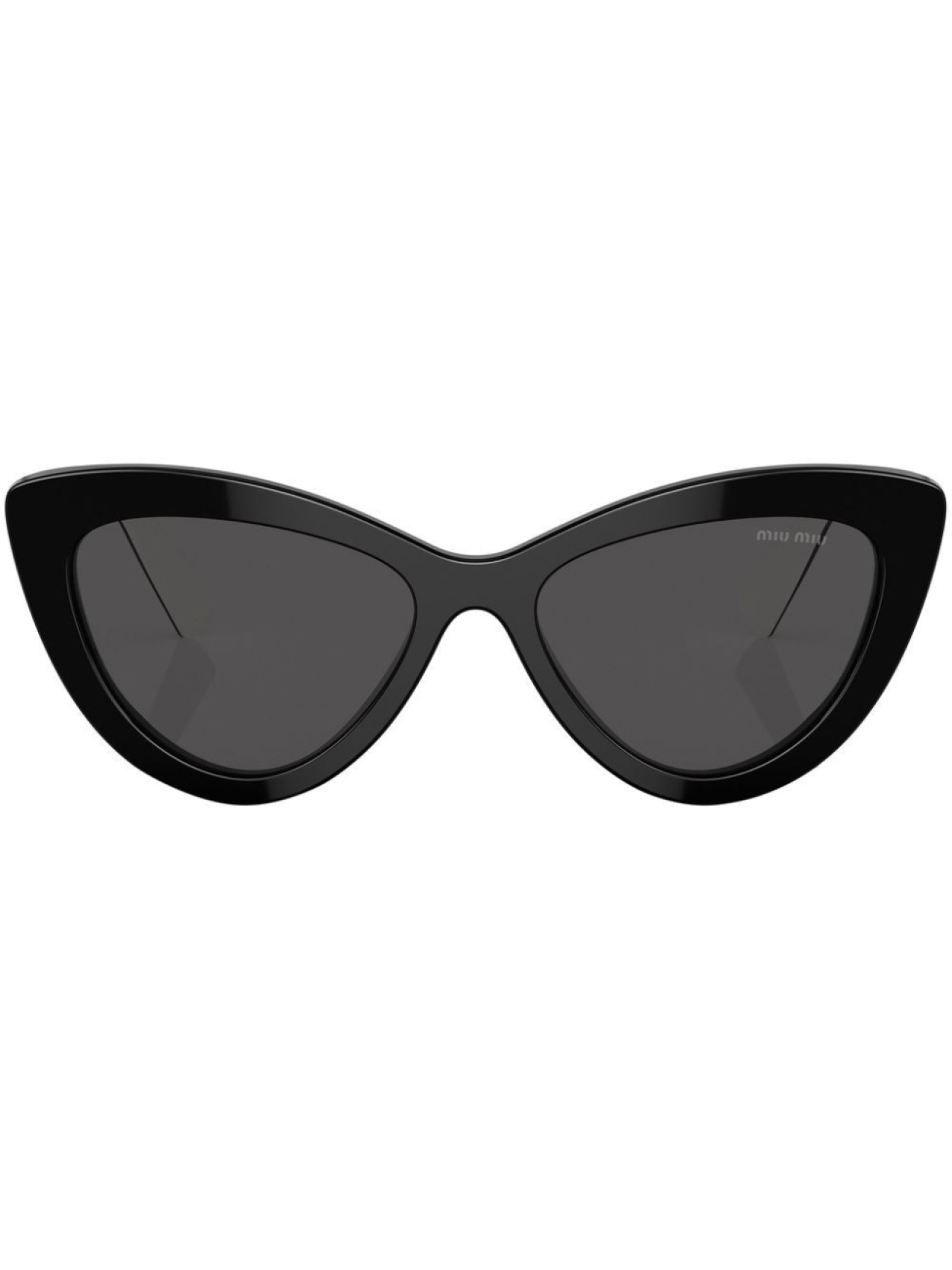 

Солнцезащитные очки в оправе 'кошачий глаз' Miu Miu Eyewear, черный