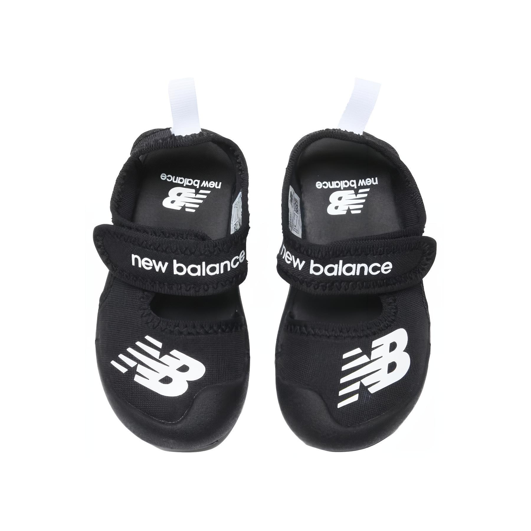 Кроссовки NB CRSR V1 устойчивые к истиранию для малышей New Balance, черный — фото 4