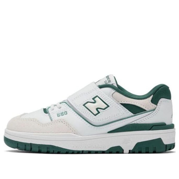 

Кроссовки 550 с эластичной шнуровкой и ремешком сверху New Balance, белый