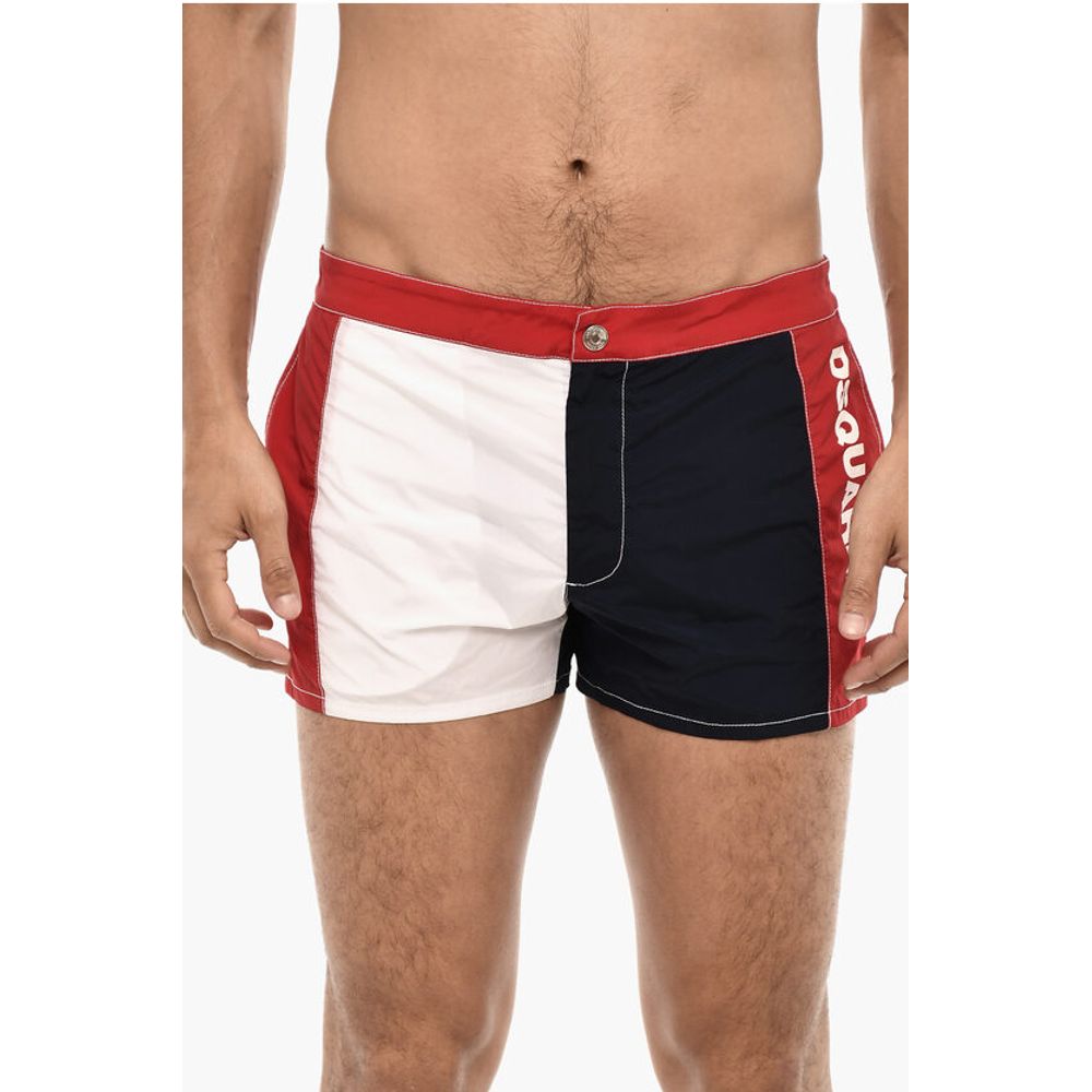 

Плавки-шорты с цветными блоками и логотипом сбоку Dsquared2, Multicolor