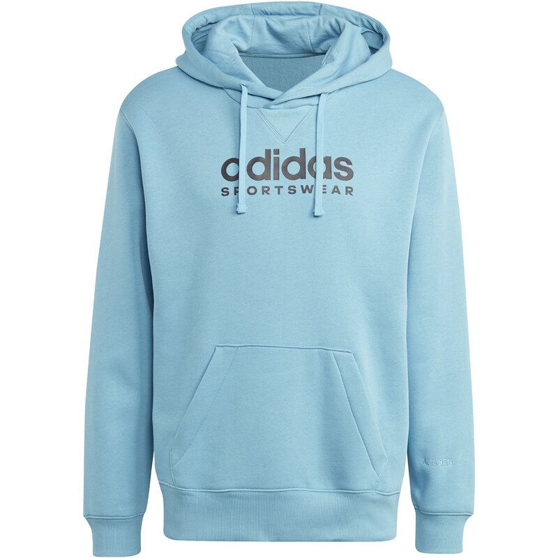 

Толстовка с капюшоном из флиса All szn с рисунком Adidas, цвет preblu