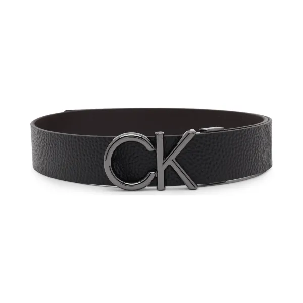 

Ремень кожаный adj/rev ck Metal Bombe PB 35мм Calvin Klein, черный