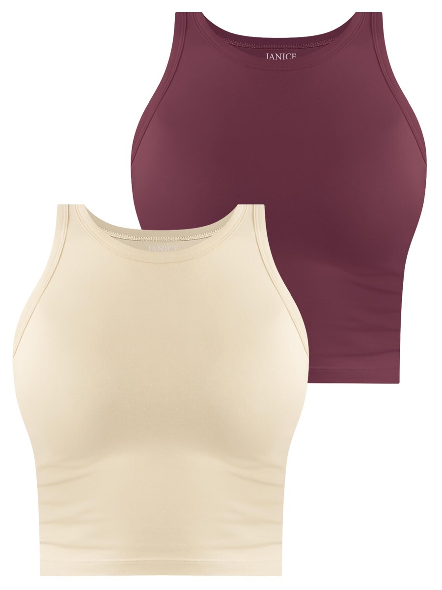 

Майка Janice Top Niah, цвет beige/burgundy