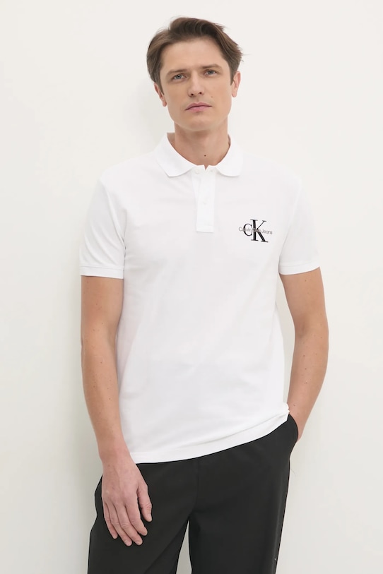 

Поло Calvin Klein Jeans, белый