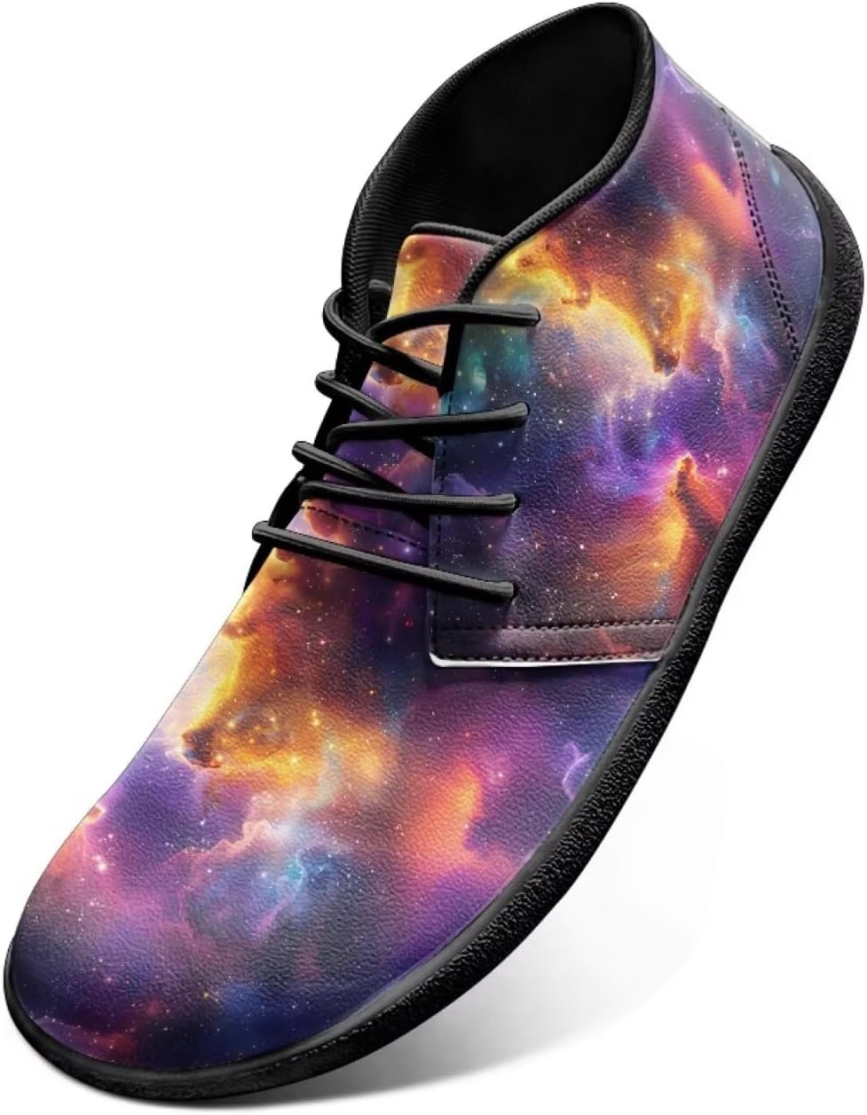 

Мужская обувь, с широким носком, кроссовки с резиновой подошвой для бега и обувь Zerodrop с ощущением земли Watdotory, синий/фиолетовый/золотой