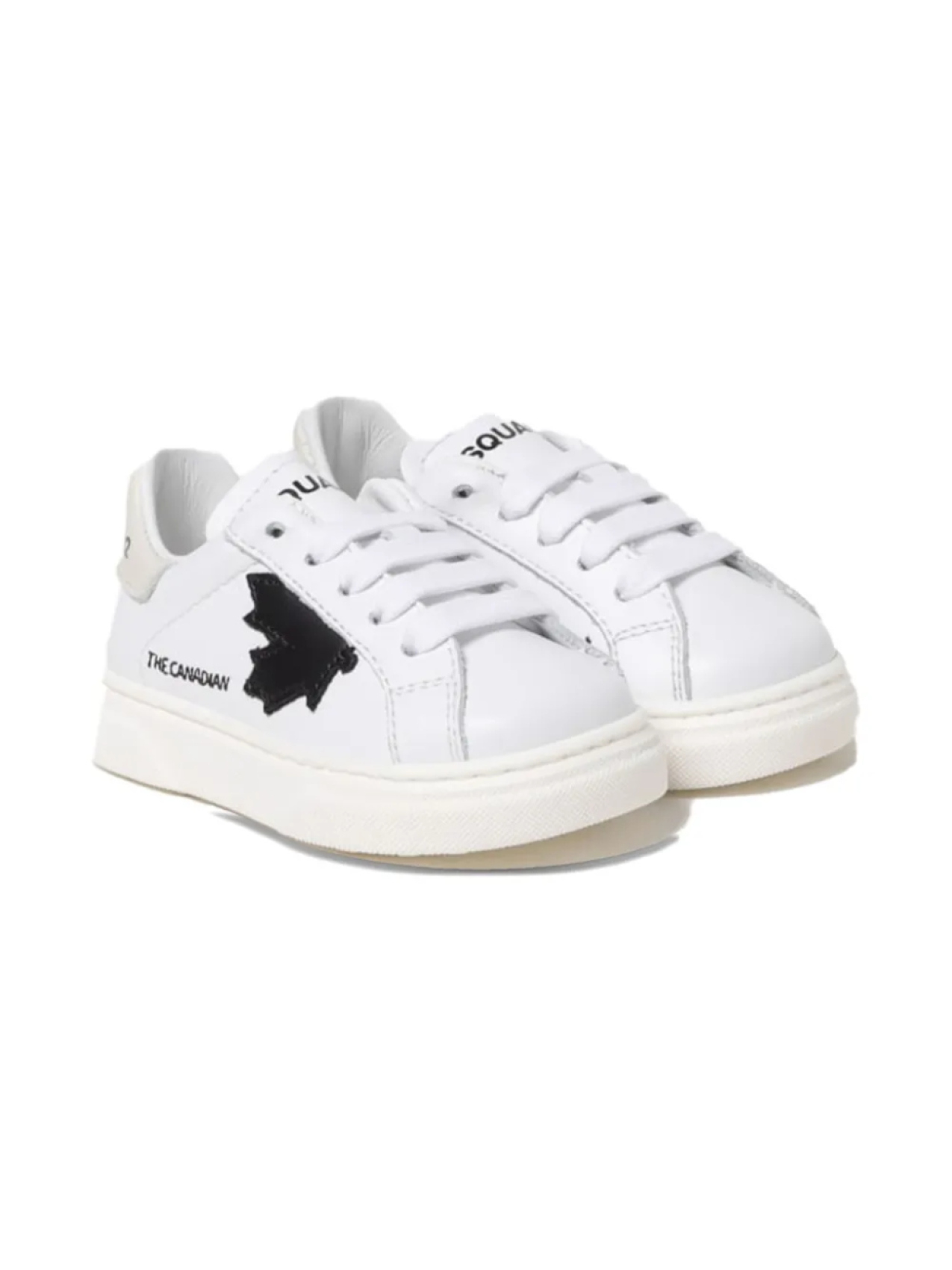 

Кроссовки DSQUARED2 KIDS с логотипом и принтом в виде кленового листа