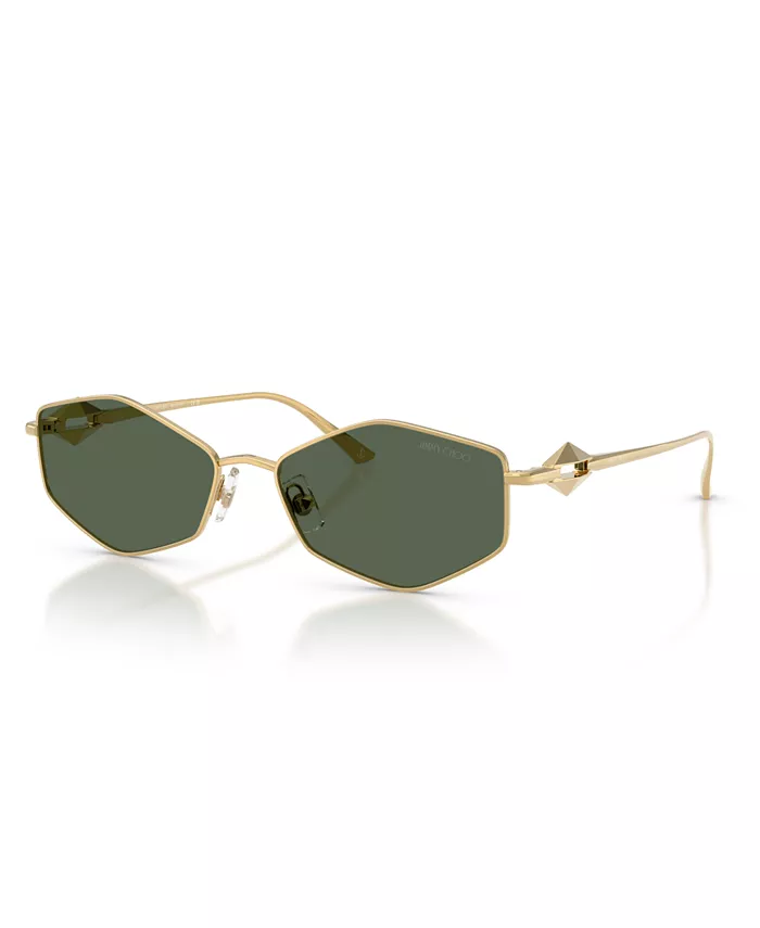 

Женские солнцезащитные очки большого размера, JC4017 Jimmy Choo, золотой