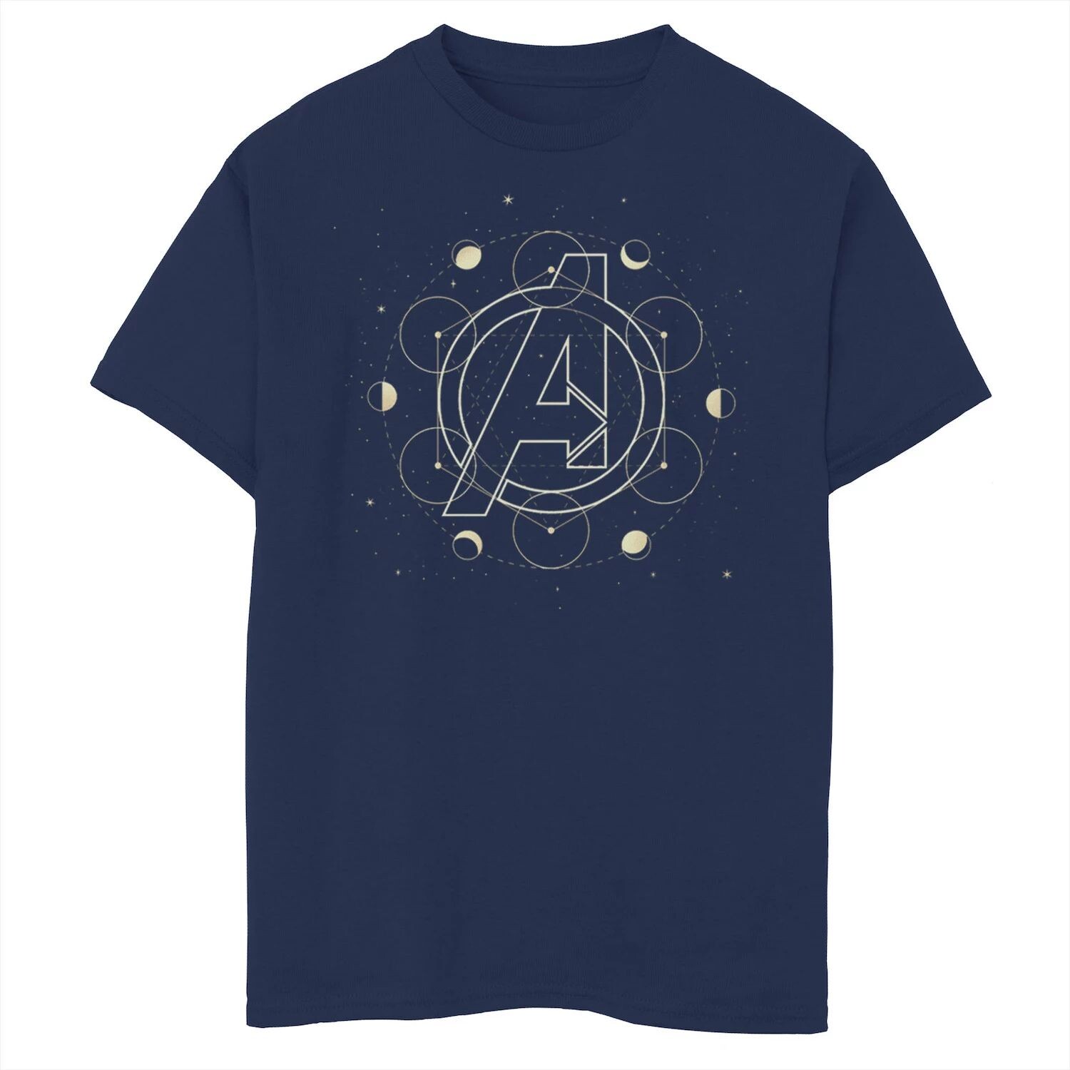 

Футболка с логотипом на груди и логотипом Marvel Avengers Moon Phase для мальчиков 8–20 лет Marvel