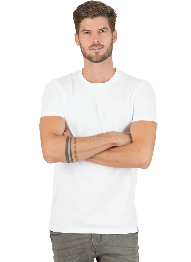 

Футболка Trigema "Футболка TRIGEMA Slim Fit из хлопка DELUXE", белый