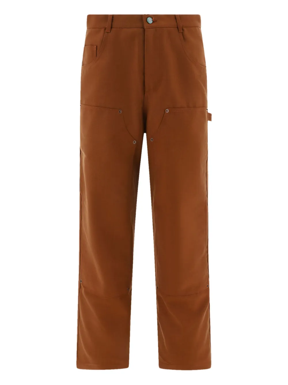 

Брюки из смесовой шерсти Brain Dead, коричневый