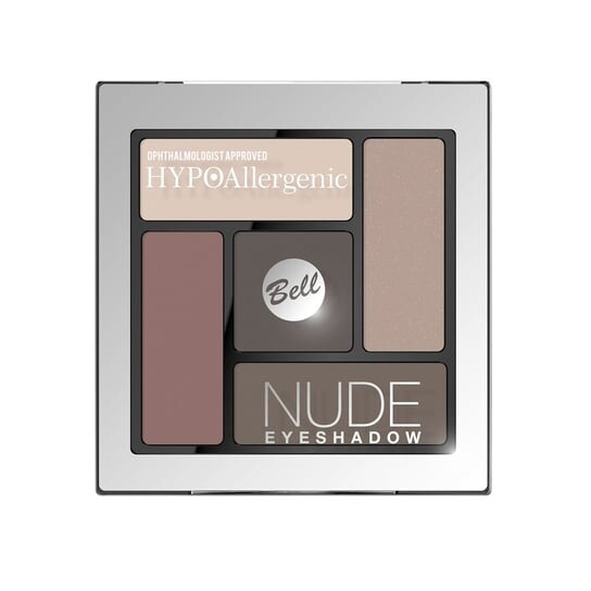 

Гипоаллергенные атласные кремовые тени для век, 01,5 г Bell, HypoAllergenic Nude Eyeshadow