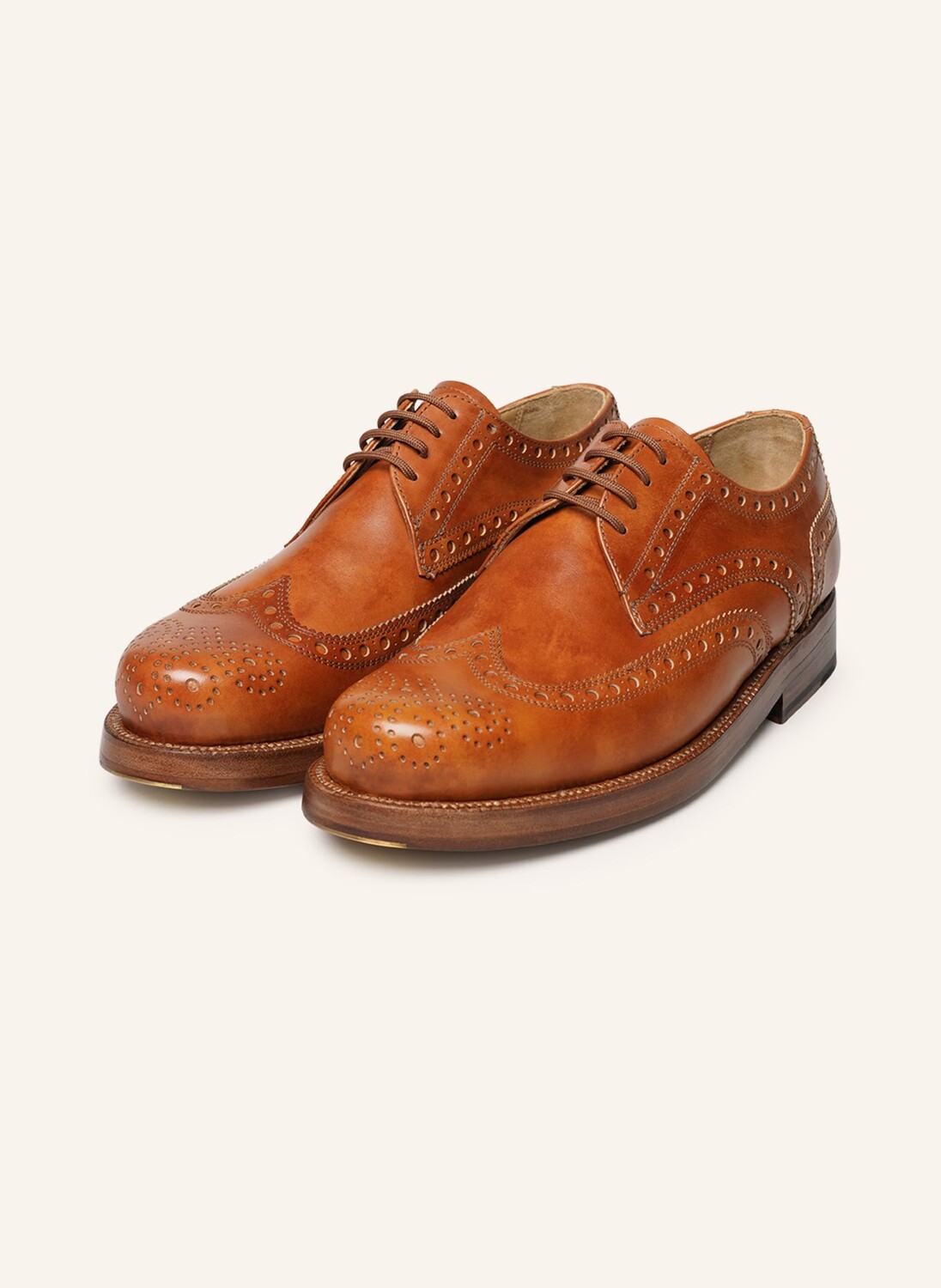 

Ботинки rio full-brogue tc на шнуровке HEINRICH DINKELACKER, цвет COGNAC