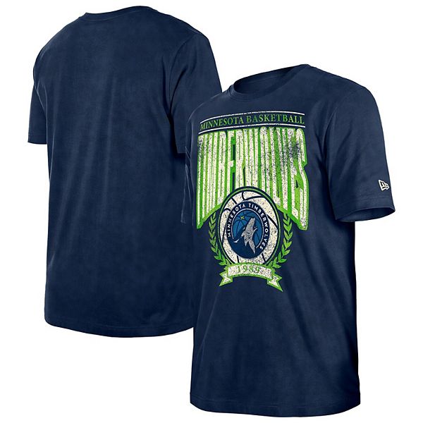 

Мужская футболка Minnesota Timberwolves в винтажном стиле, минеральная мойка, oversize New Era
