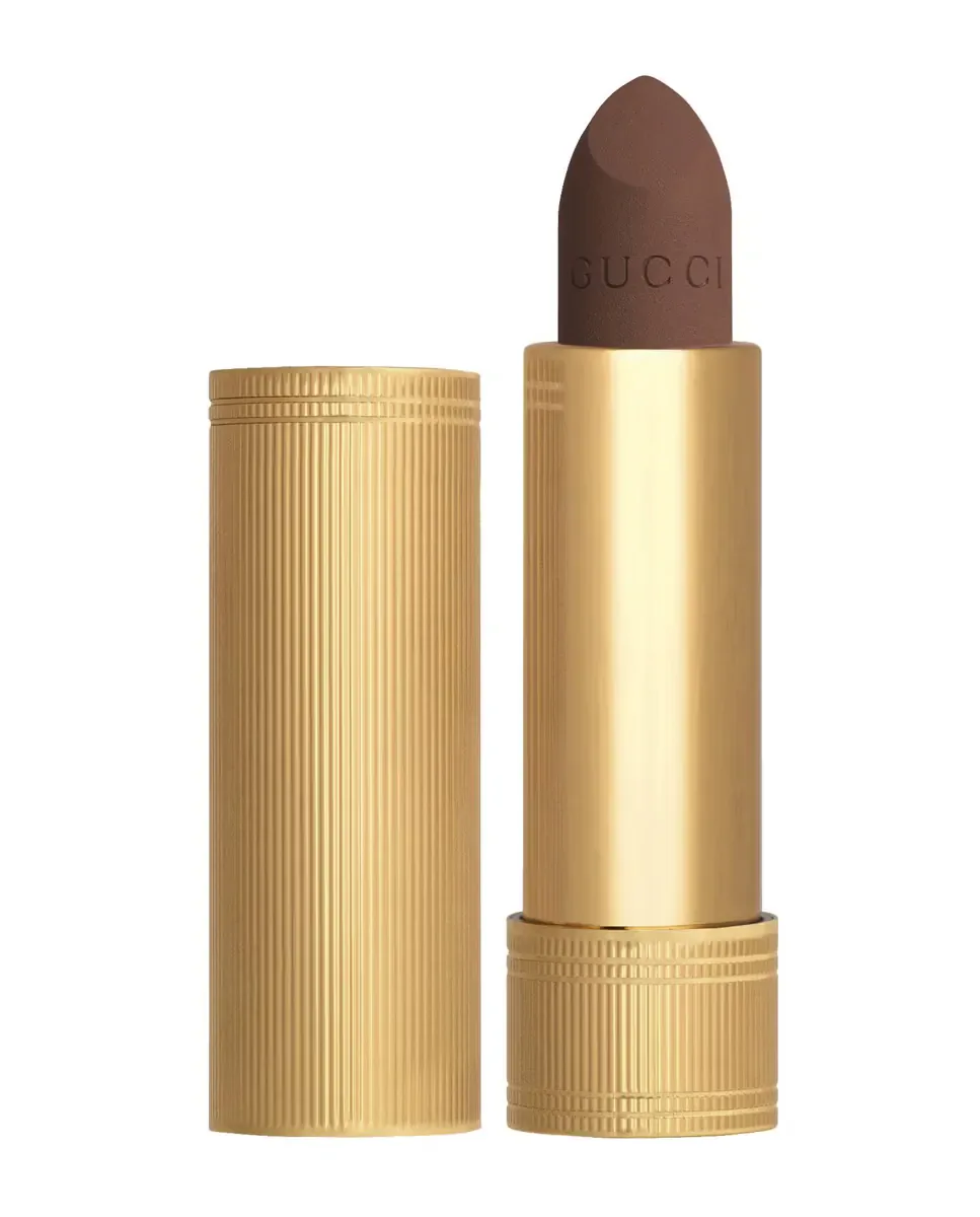 Помада Rouge à Lèvres Mat Labial Gucci, 123 - Auroral Amber — фото 2