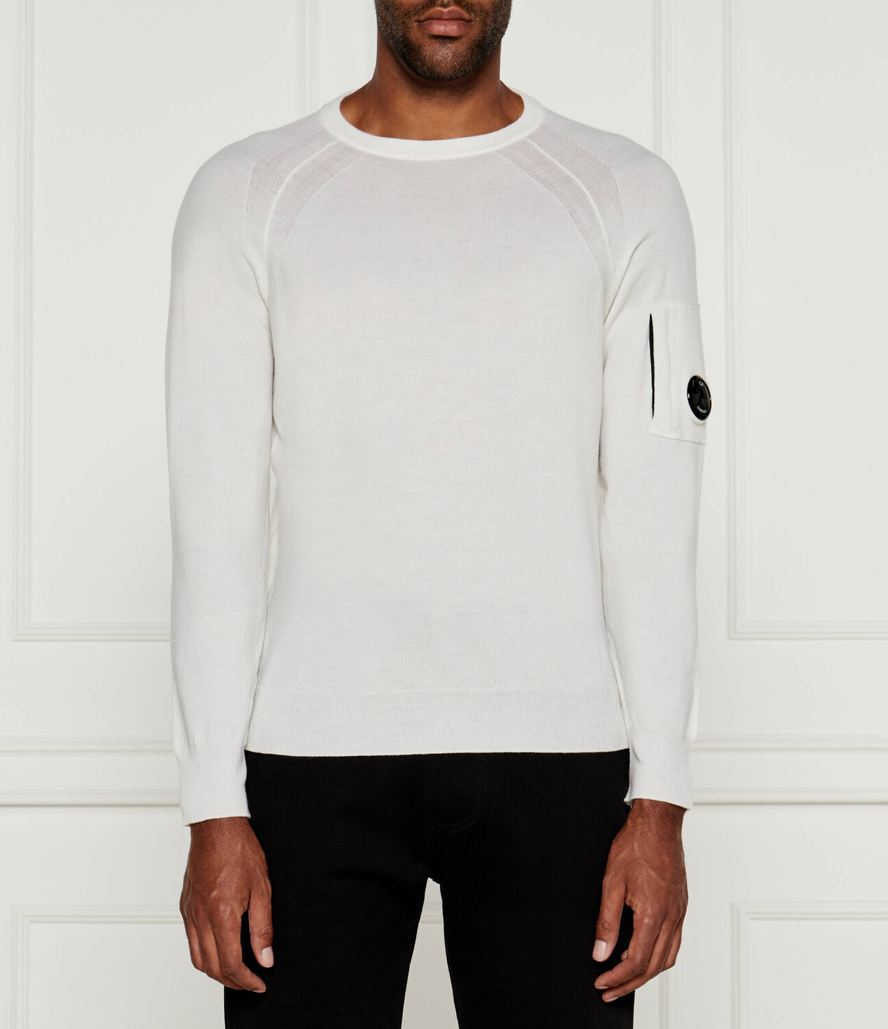 

Свитер из шерсти C.P. Company Relaxed fit, экрю