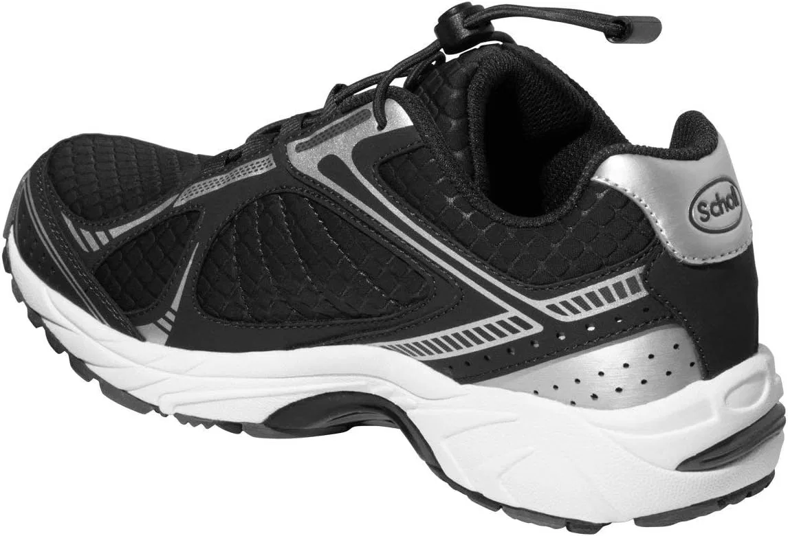 Кроссовки Scholl Sprinter Easy, черные, верх из искусственной кожи и лайкры — фото 4