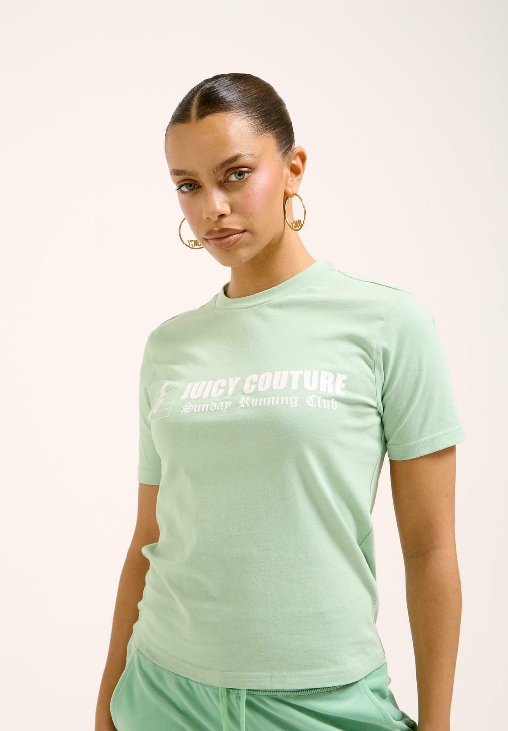 

Футболка с принтом THE RUNNER FRIEND Juicy Couture, серый