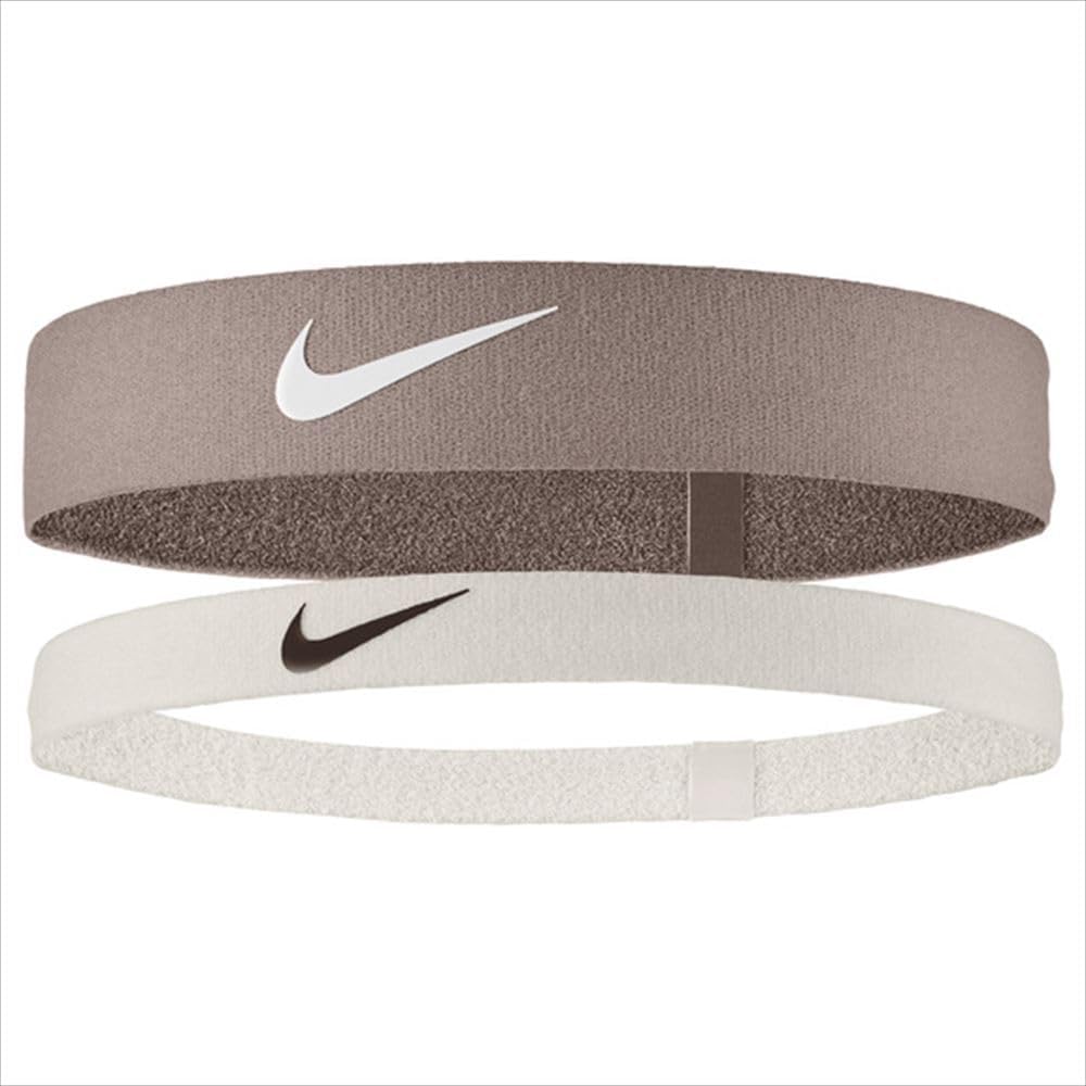

Повязки на голову Nike Dri-Fit Head Tie 2.0, белые/черные, один размер, Mink Brown/Sail/White