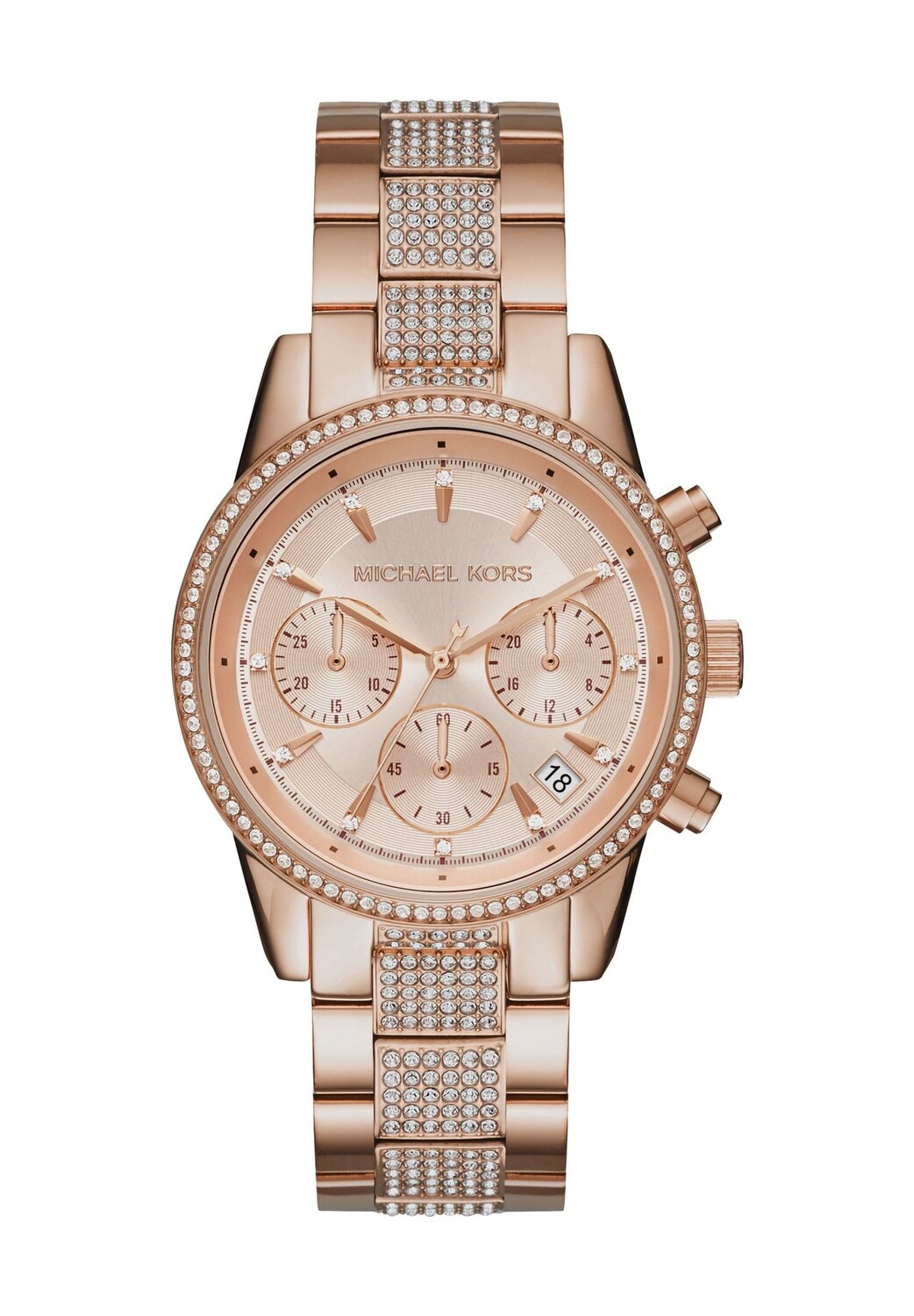 

Женский хронограф Ритц МК6485 MICHAEL KORS, золото