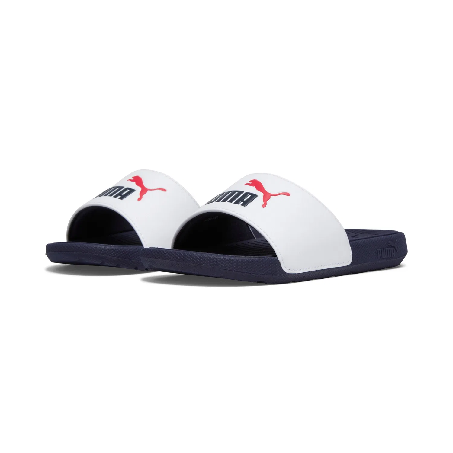 Детские сандалии с мягкой стелькой Cool Cat 2.0 PUMA, White/Navy/Red