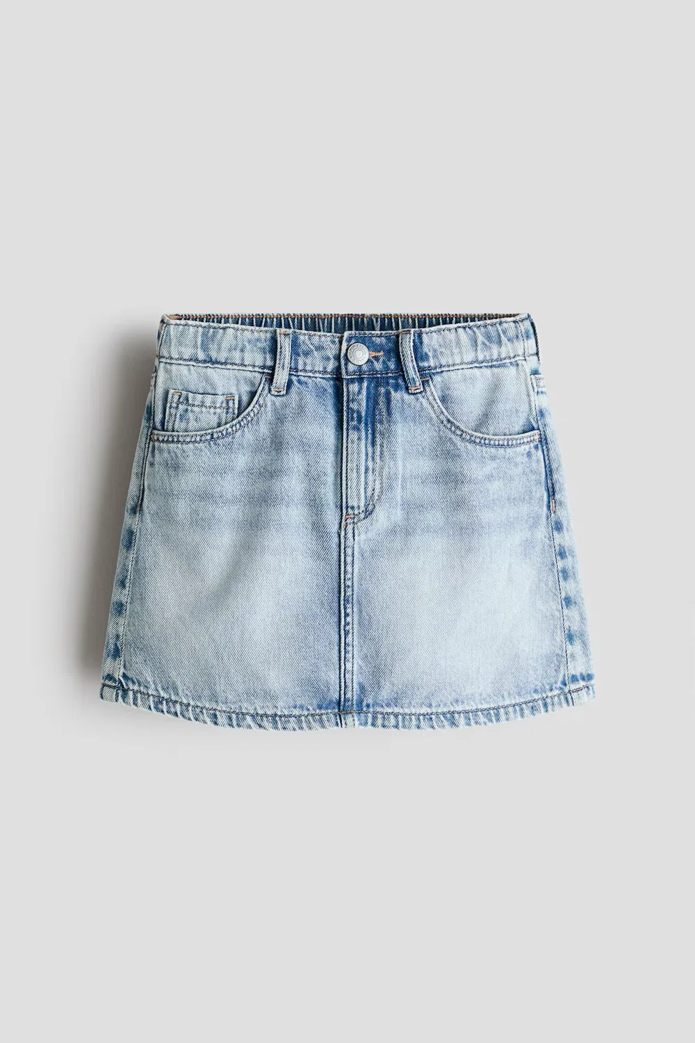 Джинсовая юбка H&M, Helles Denimblau — фото 4