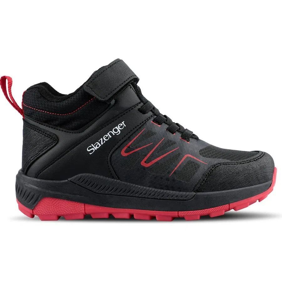 Детские ботинки с липучками Kenton I Slazenger, Черно-красный