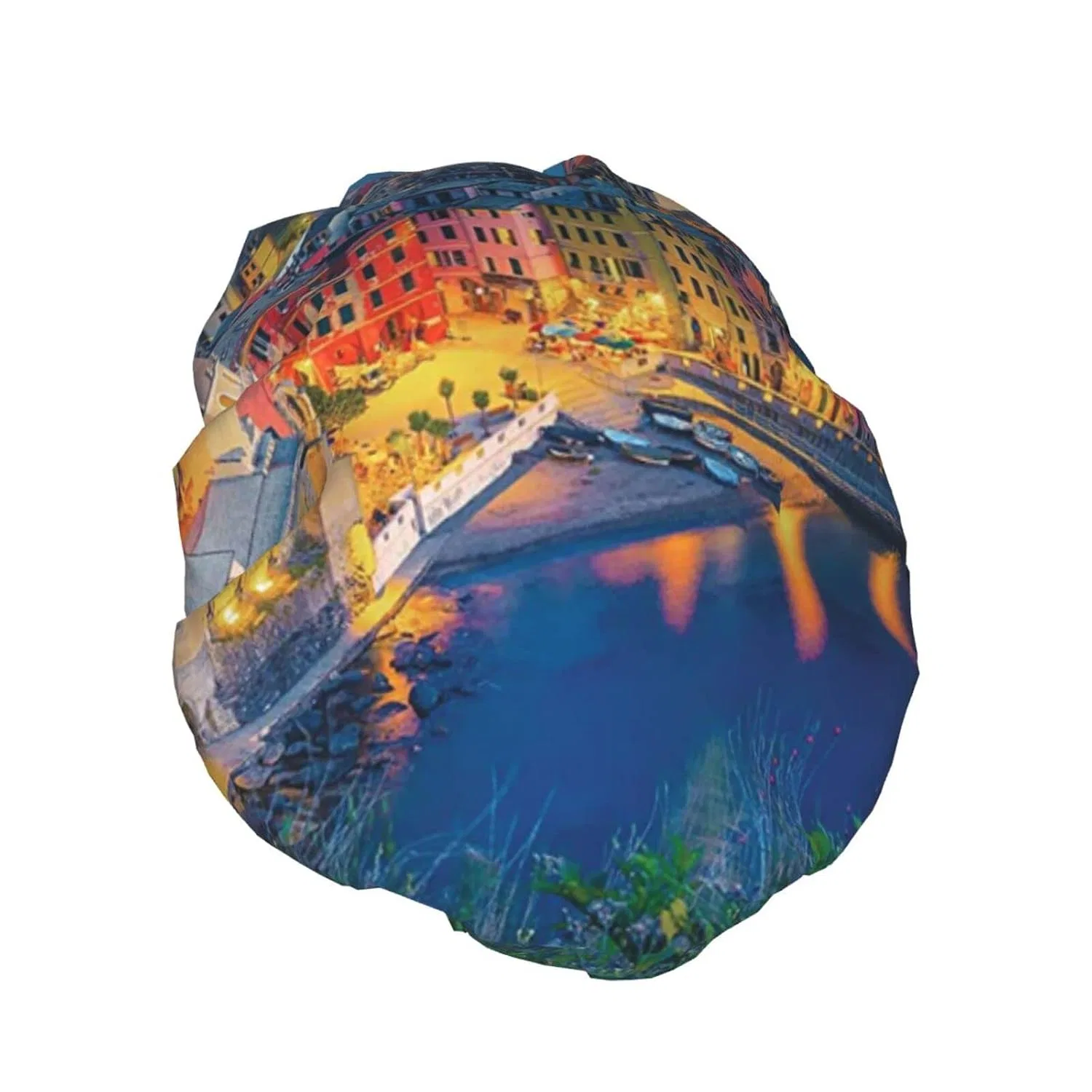 Шапочка для душа OCELIO, Waterproof, Double Layer, Italian Sunset — фото 2