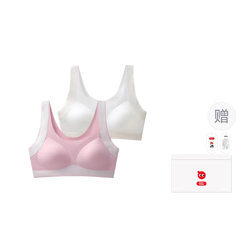 Детское спортивное белье для девочек без рукавов Red bean, Ivory White Daylily Purple