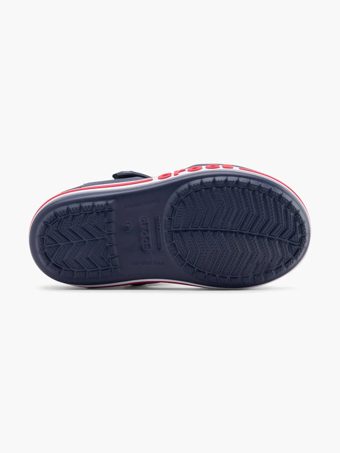 Детские сандалии с ремешками на липучке Crocs, синий — фото 4