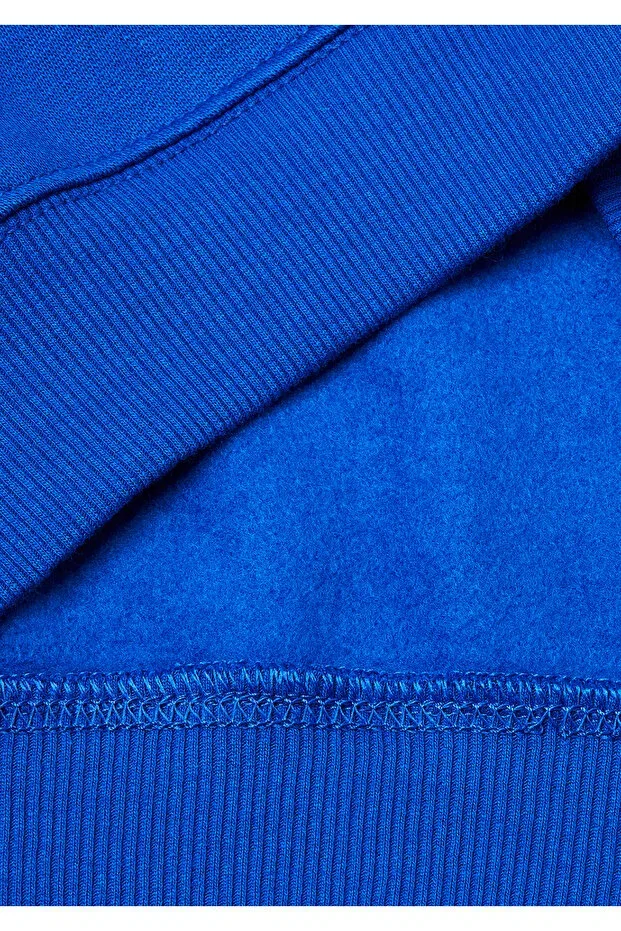 Детское худи с принтом для мальчиков United Colors Of Benetton, Saks Blue — фото 3